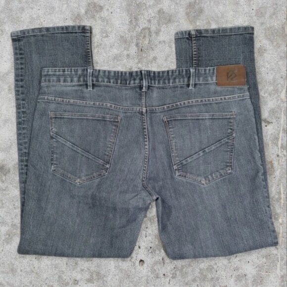 Perry Ellis Men's Jeans Size 40x32 Black Wash Straight Leg - Picture 3 of 6